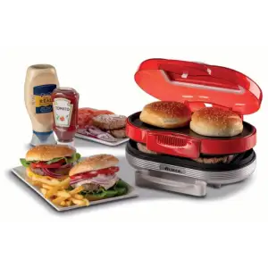 Бутербродниця Ariete 2505 HAMBURGER RED UA