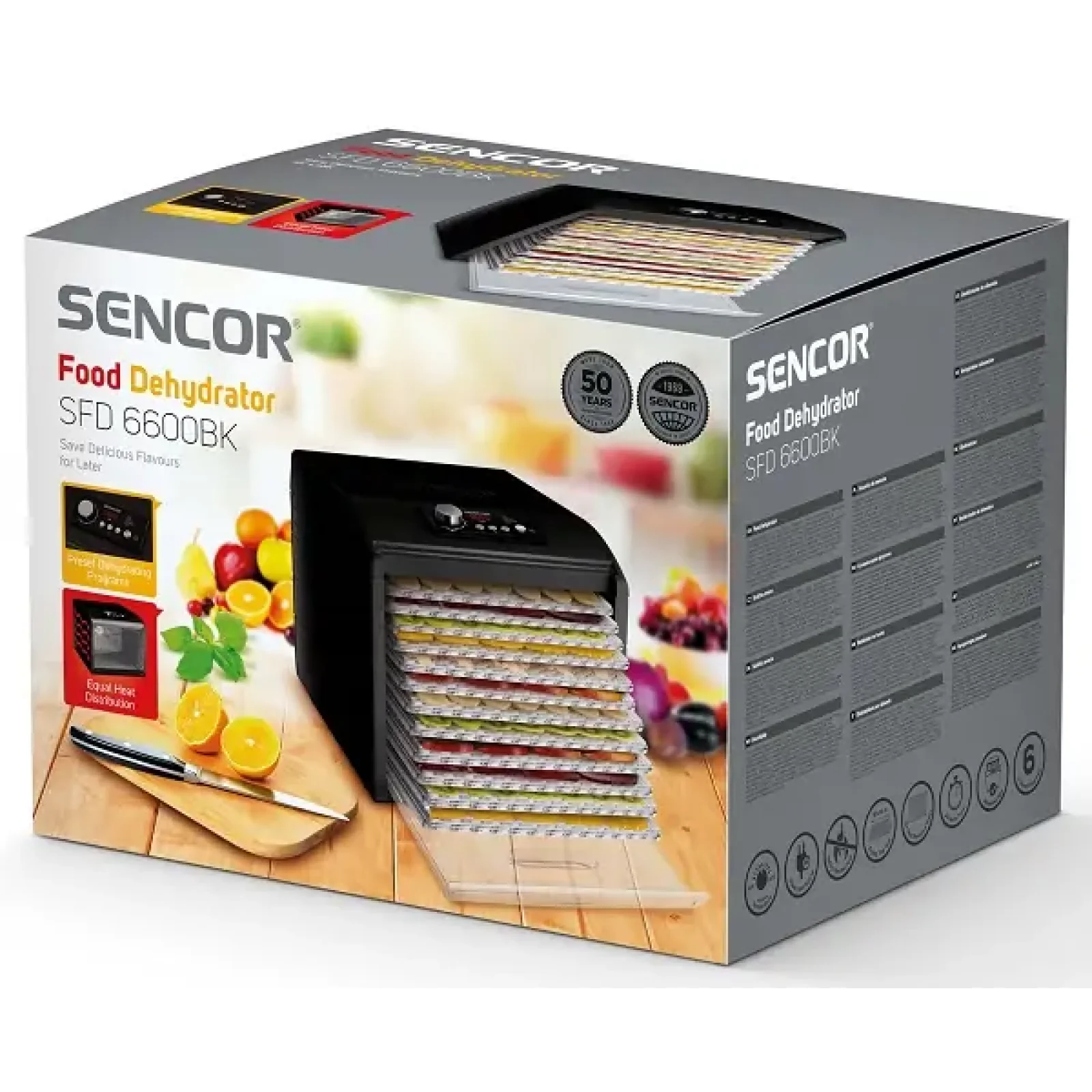 Электросушка SENCOR SFD 6600BK UA