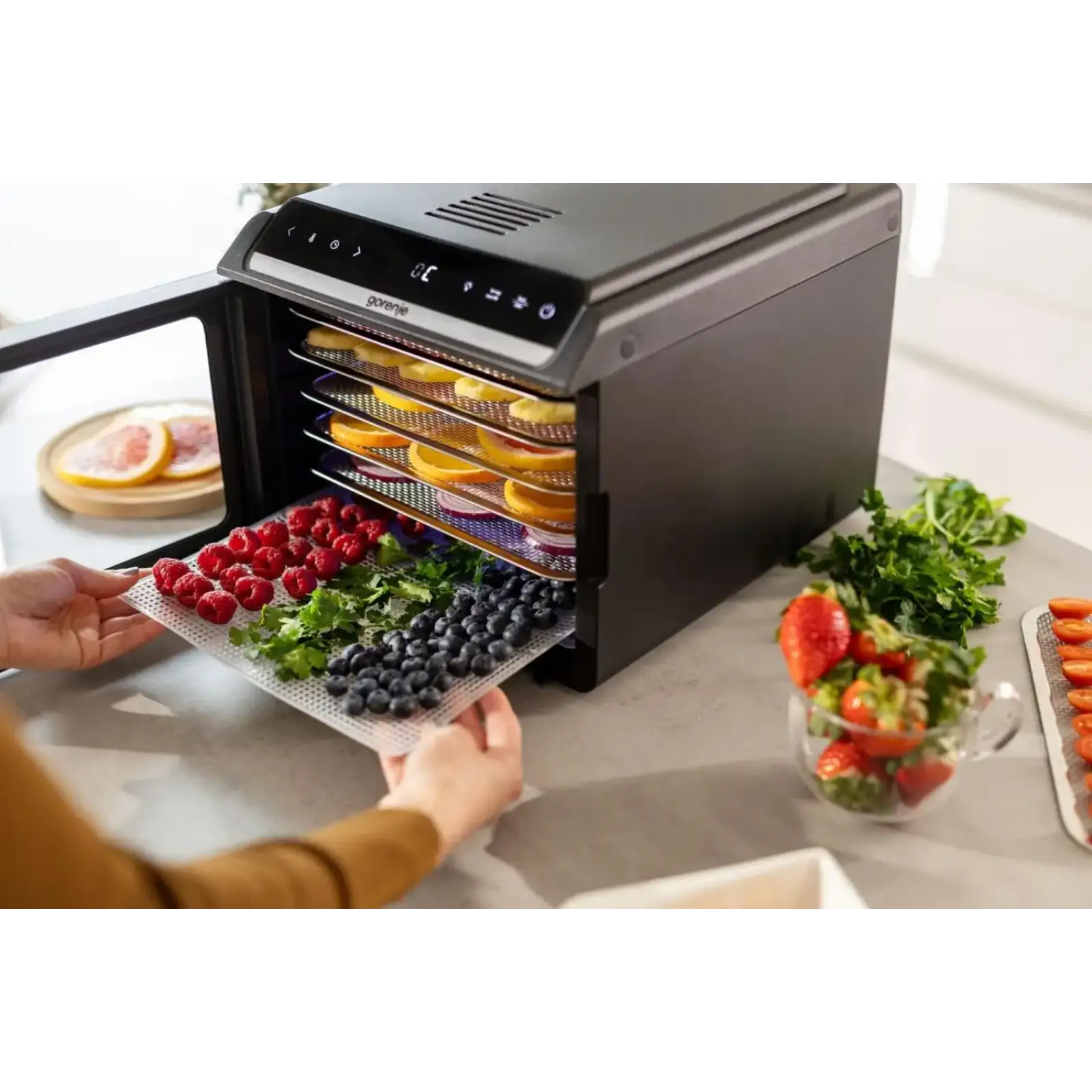 Сушкарка для фруктів і овочів Gorenje FDK600DB UA