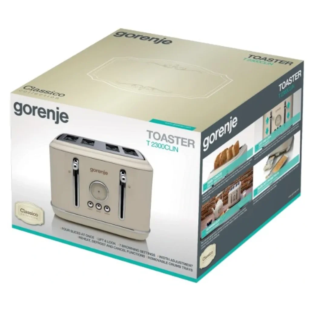 Тостер Gorenje T2300CLIN (T3223BE) UA