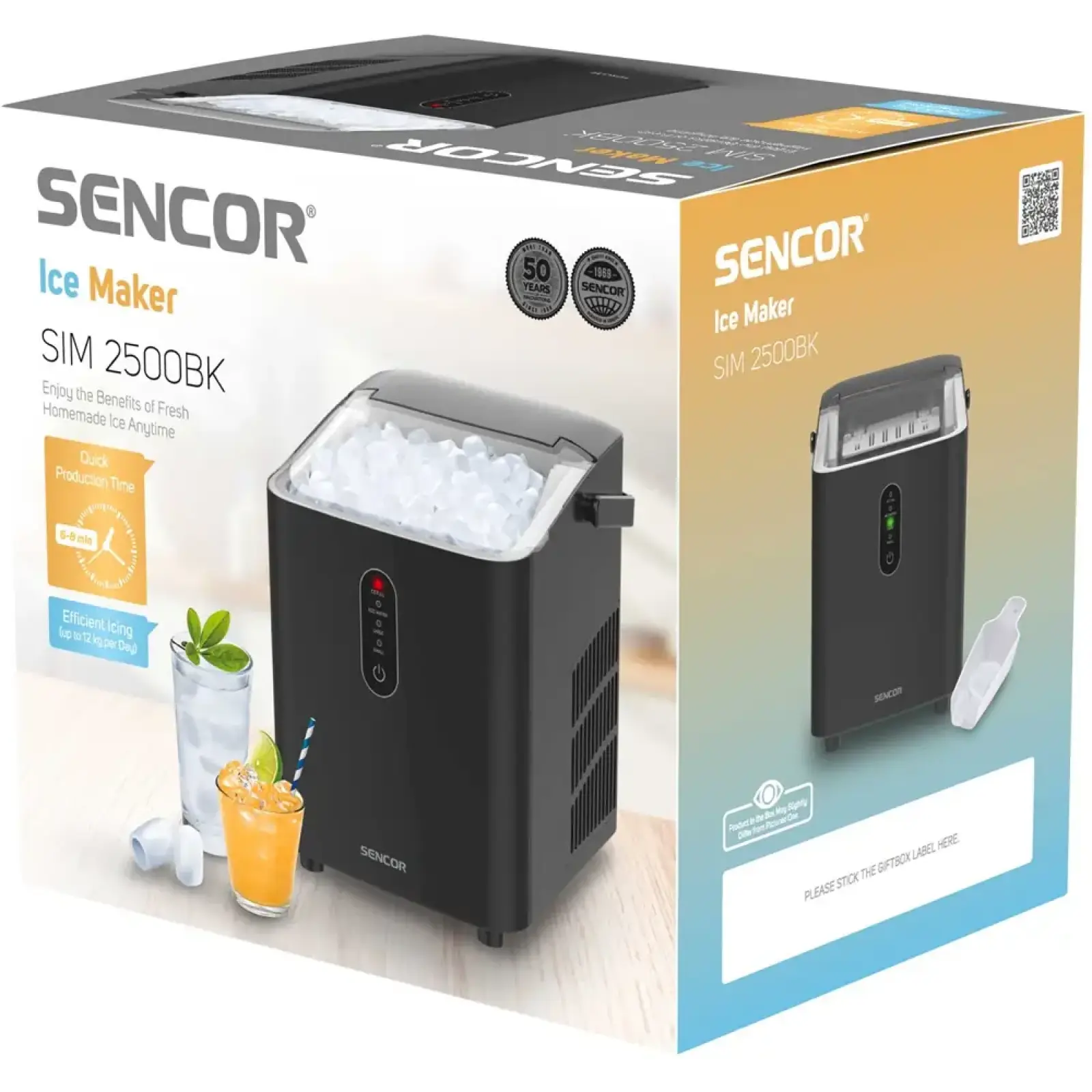 Ледогенератор Sencor SIM 2500BK UA