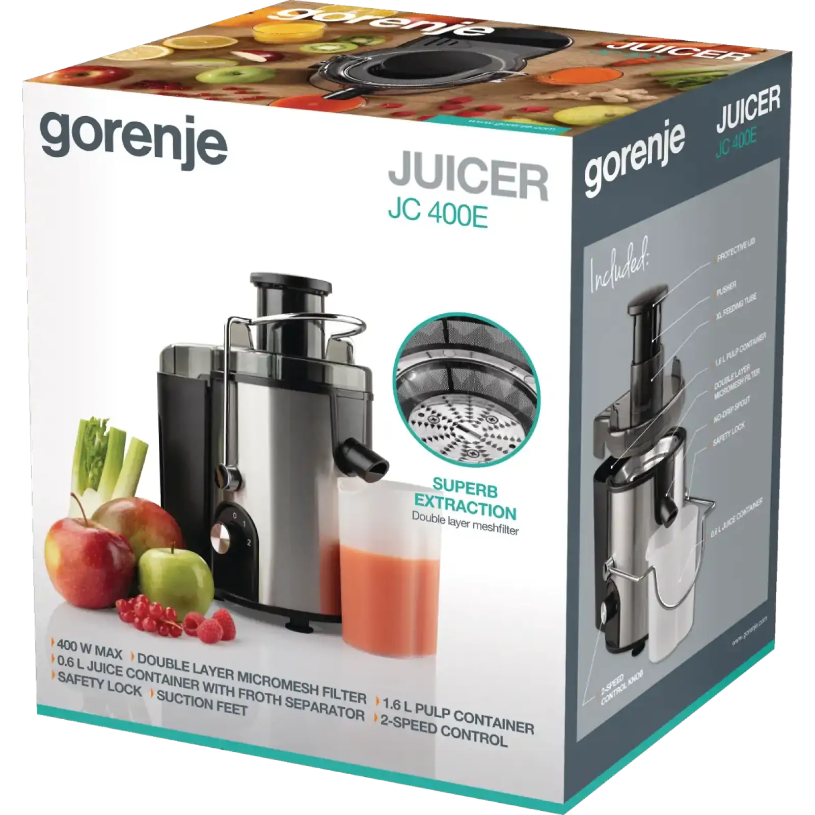 Соковыжималка GORENJE JC400E (EJ01C) UA