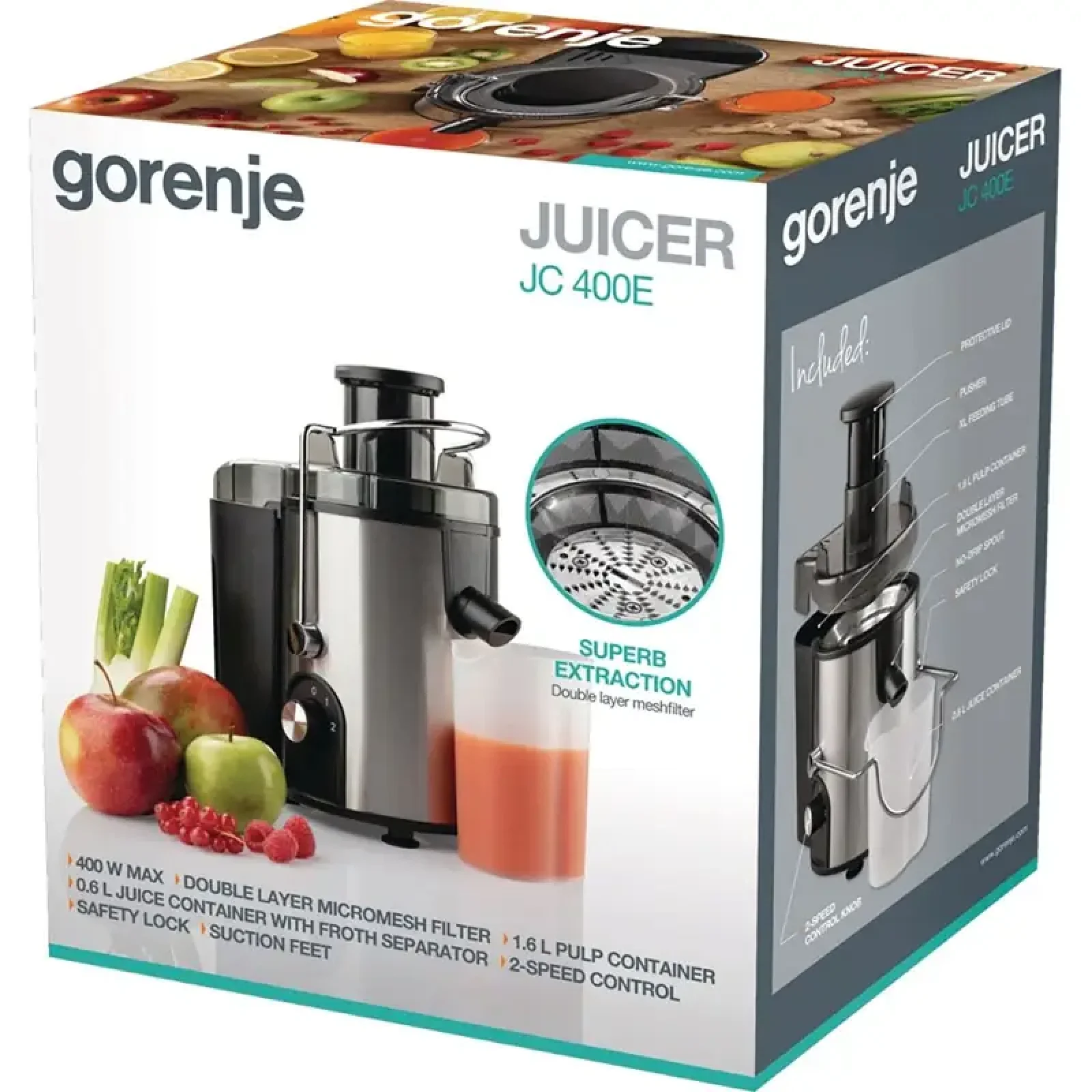Соковыжималка Gorenje JC400BE UA