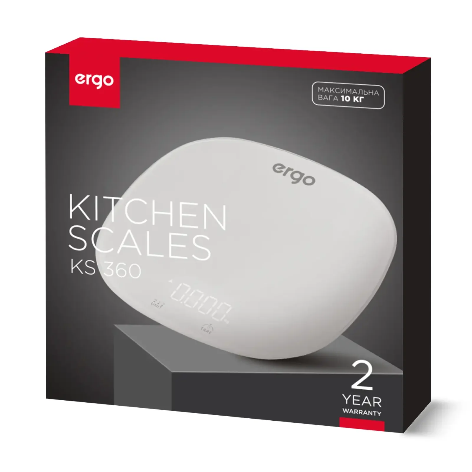 Ваги кухонні ERGO КS 360 UA