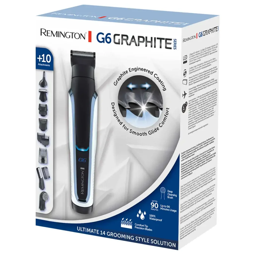 Набір для стрижки REMINGTON PG6000 E51 G6 Graphite Ser. Pers.Groomer UA
