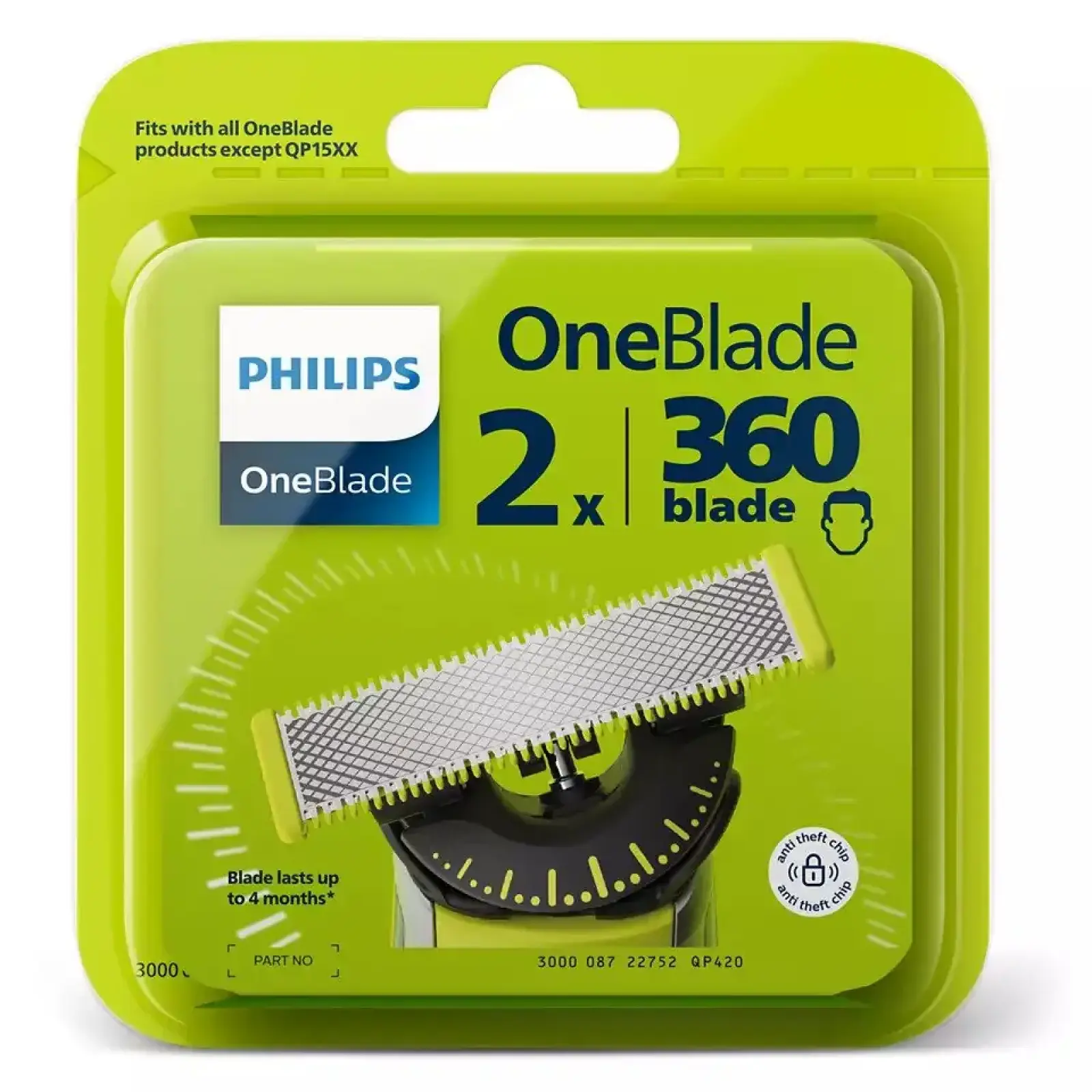 Змінне лезо Philips OneBlade QP420/50 2 шт UA