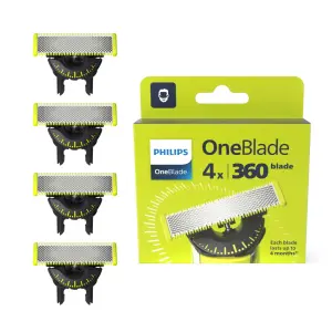 Триммер Philips QP440/50 OneBlade Плаваюче лезо, 4 шт UA