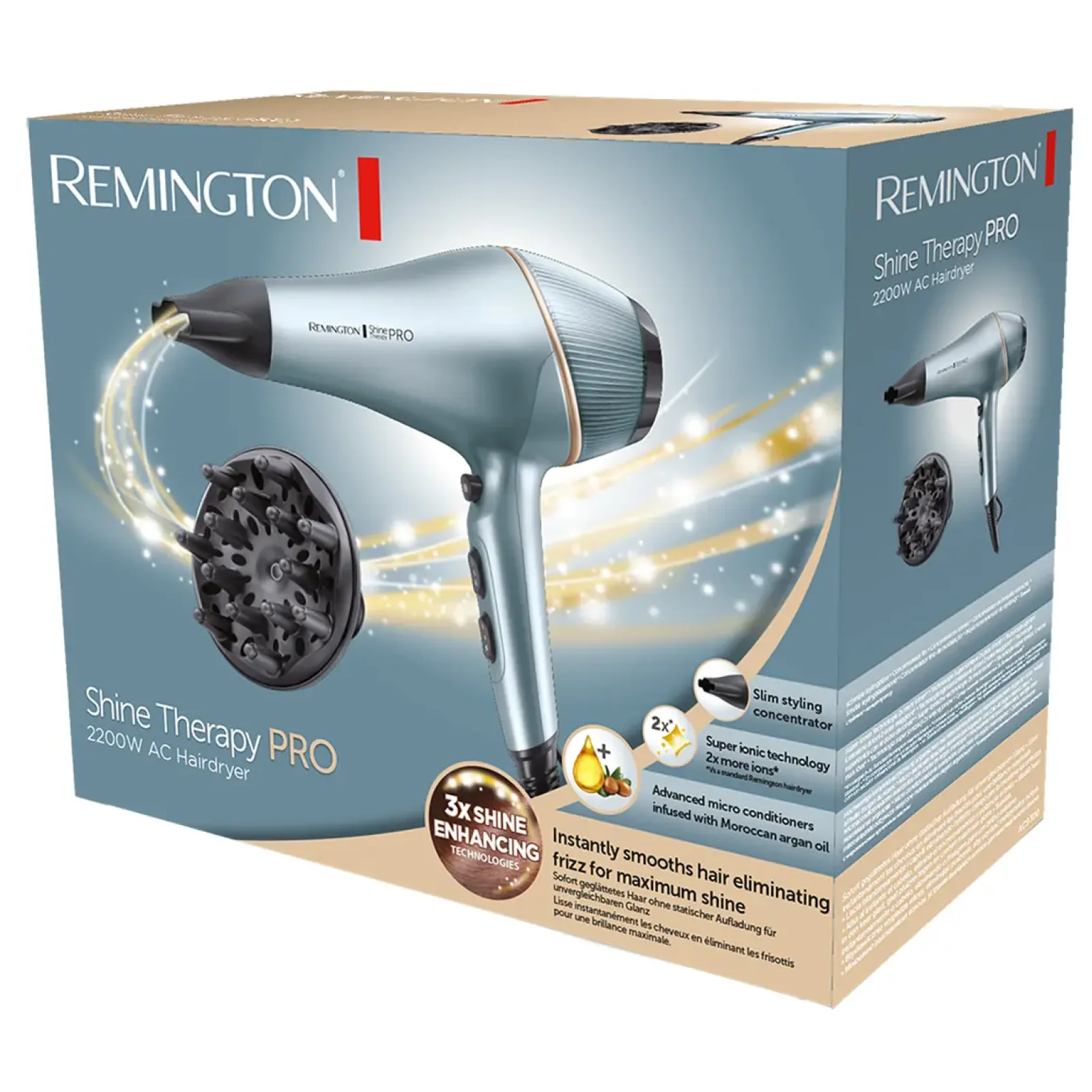 Фен REMINGTON AC9300 Shine Therapy PRO 2200 UA