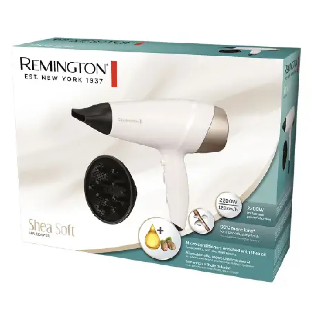 Фен REMINGTON D4740 E51 Shea Soft Hairdryer UA