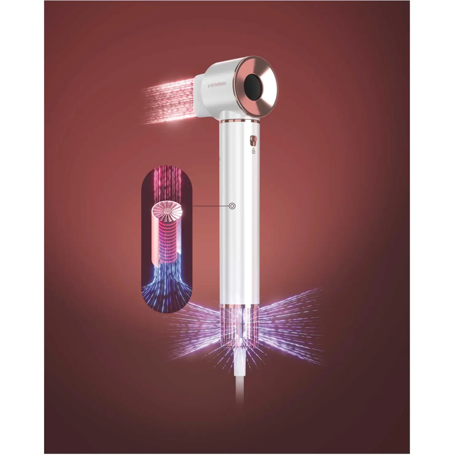 Фен-щетка Sencor SHS 9100RS UA