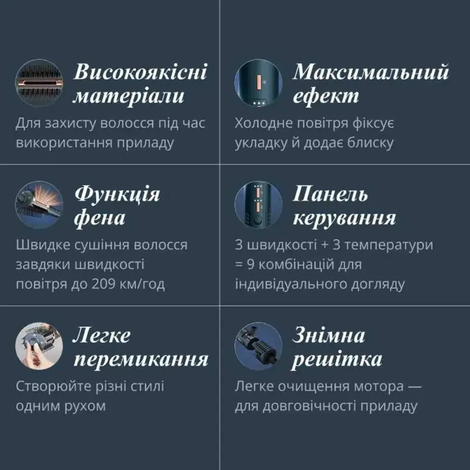 Фен-щетка Rowenta UB9720E0 UA