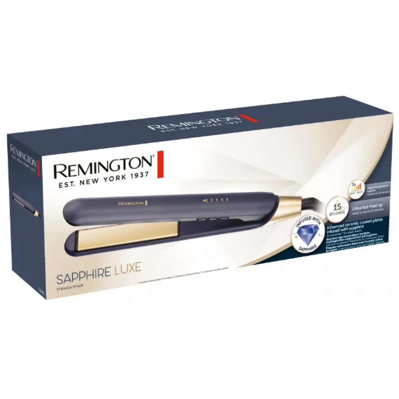 Випрямляч волосся Remington S5805 Sapphire Luxe Straightener UA