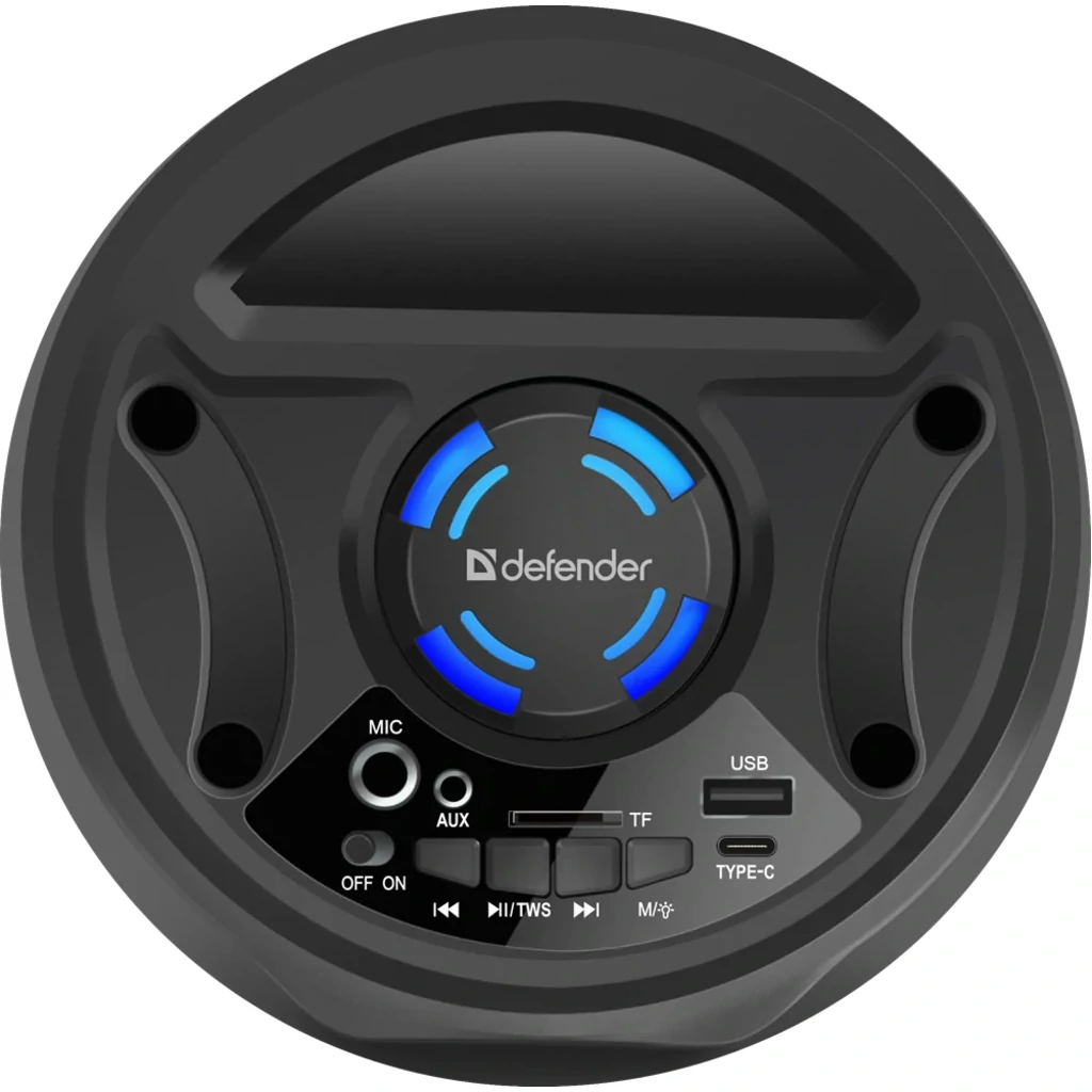 Портативная акустика Defender G70 12Вт, Black (65171) UA