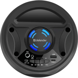 Портативная акустика Defender G70 12Вт, Black (65171) UA