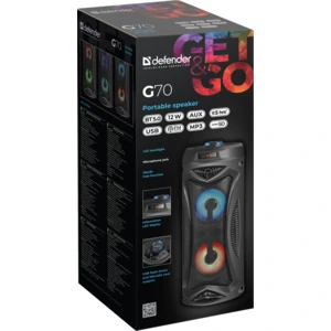 Портативная акустика Defender G70 12Вт, Black (65171) UA