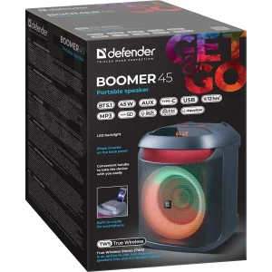 Портативна акустика Defender Beatbox 45 Black (65245) UA
