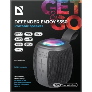 Портативна акустика Defender Enjoy S550 Black (65553) UA