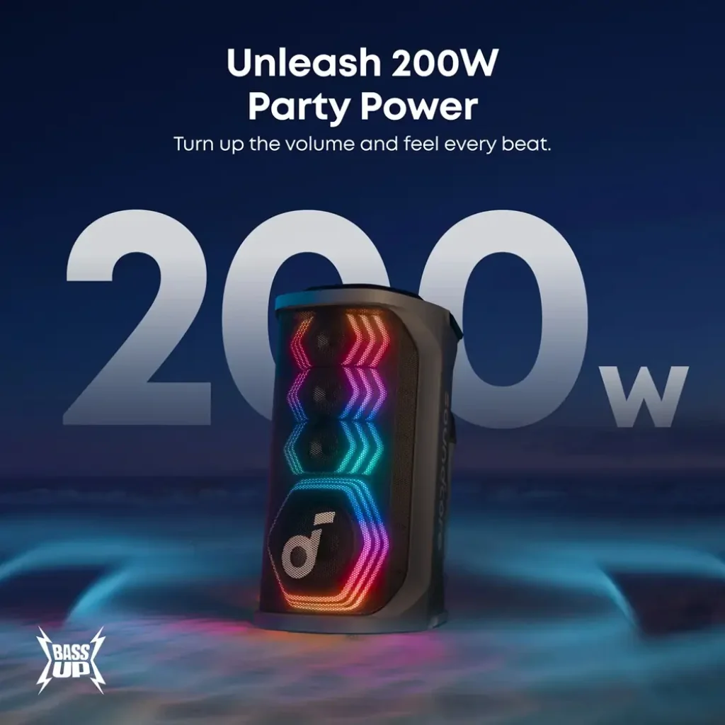 Портативна акустика Anker SoundCore Rave 3S Black (A31A3012) UA