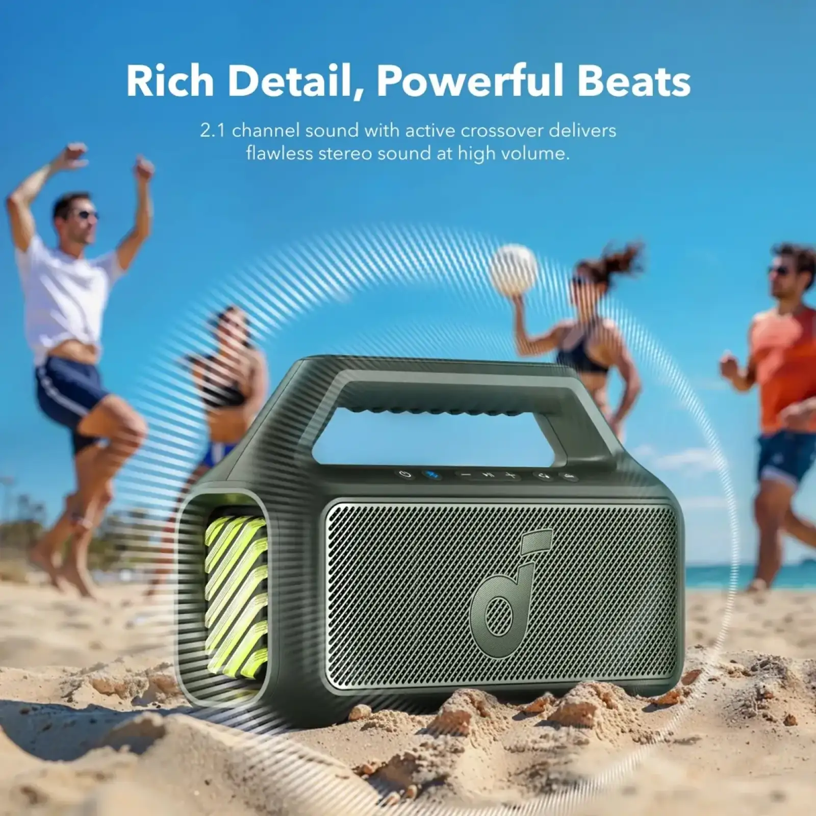 Портативна акустика Anker SoundCore Boom 2 Green UA