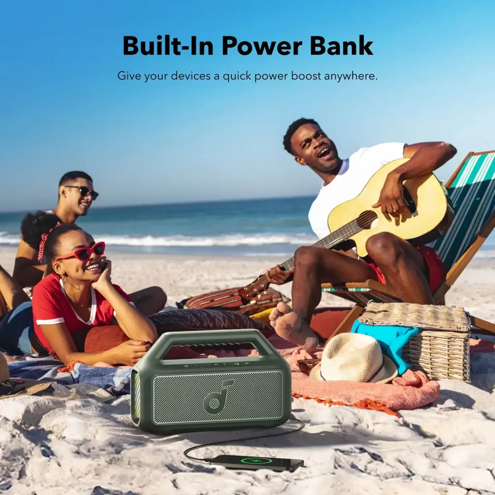 Портативна акустика Anker SoundCore Boom 2 Green UA