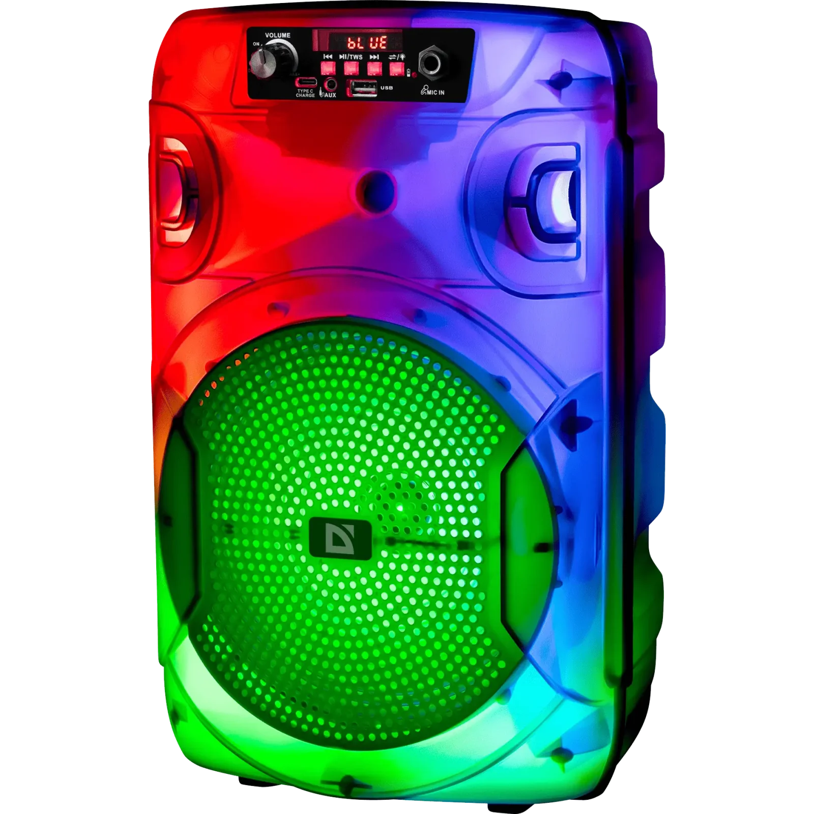 Портативна акустика DEFENDER (65412) Boomer 12 15Вт, Light/BT/FM/USB/LED/AUX UA