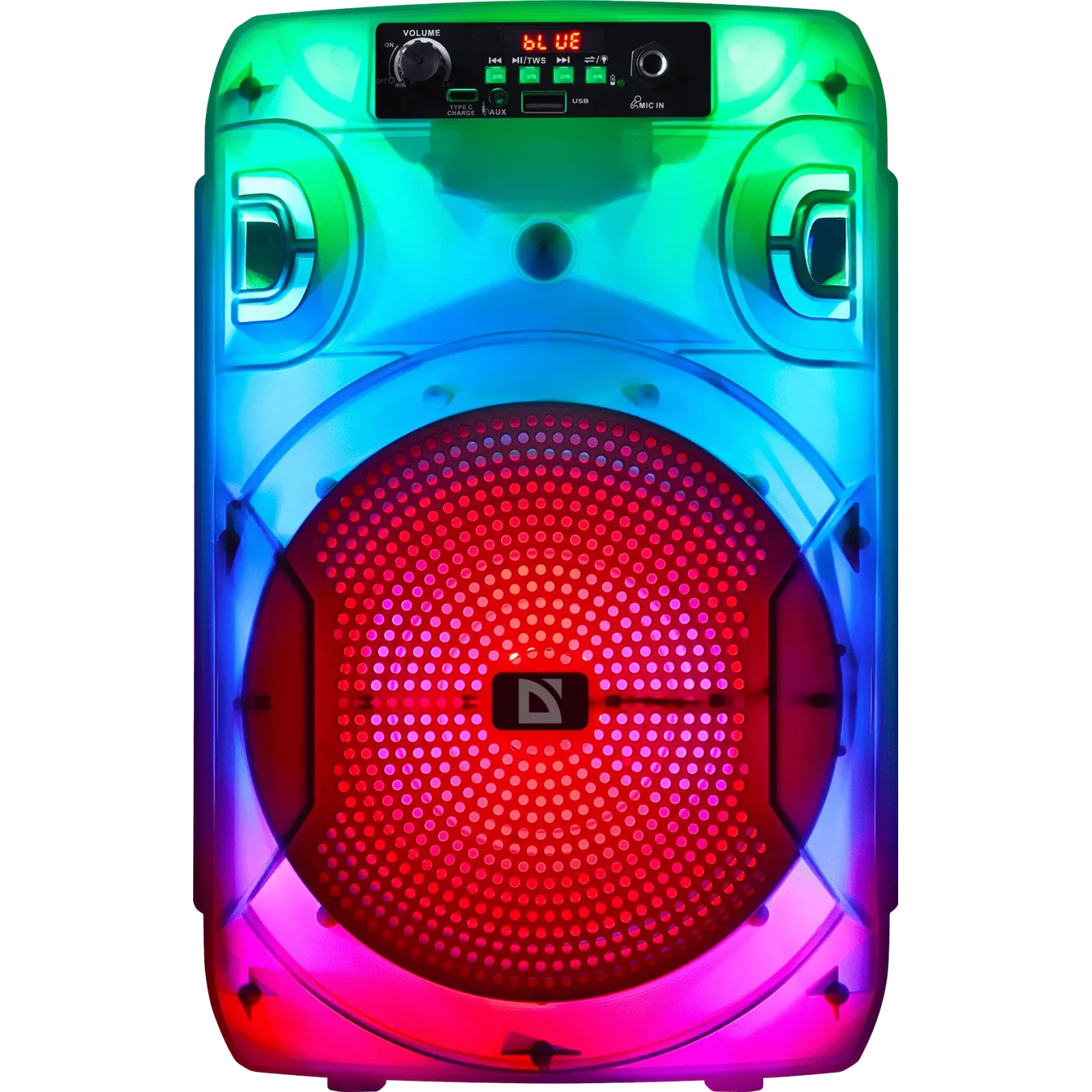 Портативна акустика DEFENDER (65412) Boomer 12 15Вт, Light/BT/FM/USB/LED/AUX UA