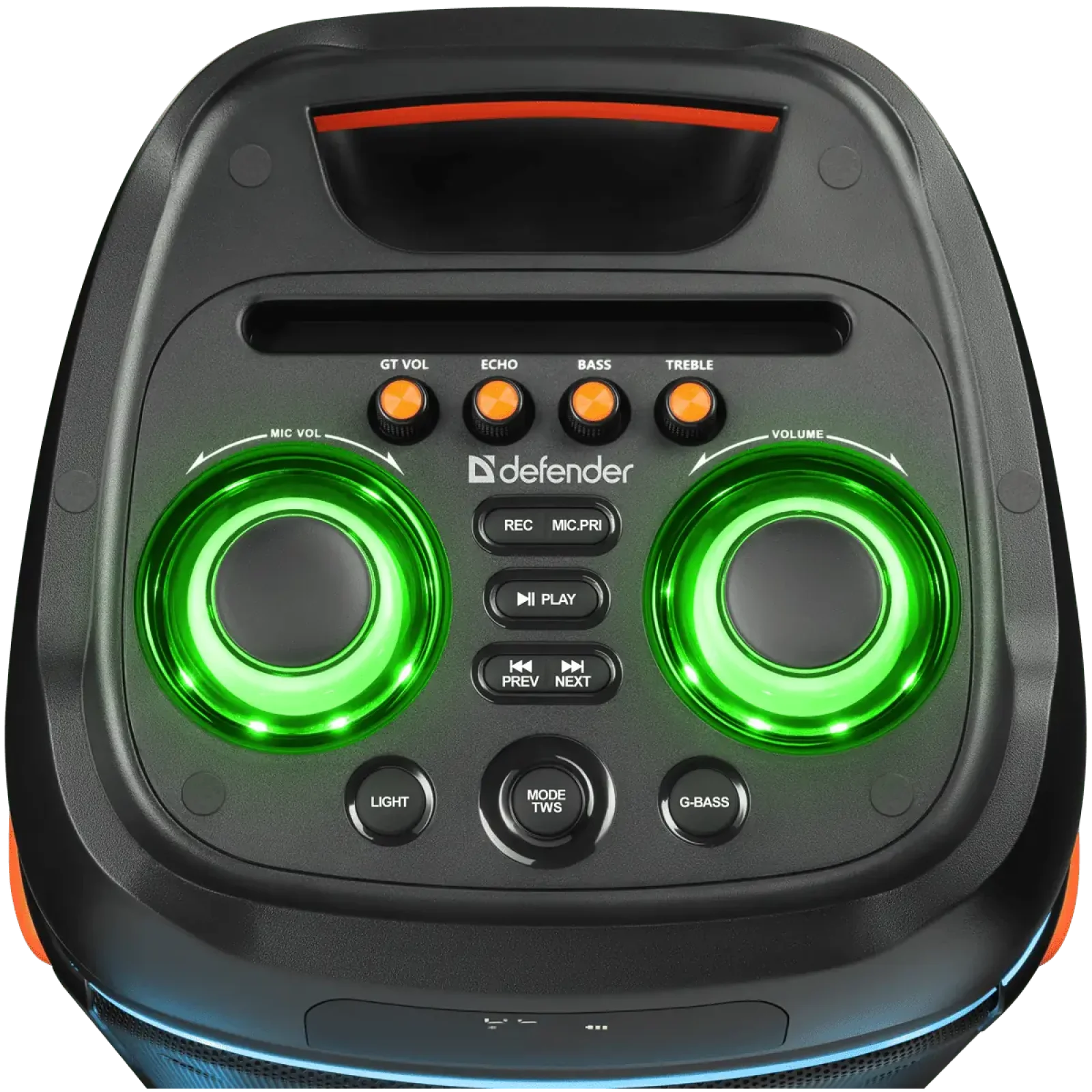 Портативна акустика DEFENDER (65201) Boomer 200 200Вт, BT/FM/TF/USB/MIC/AUX/GT Black UA