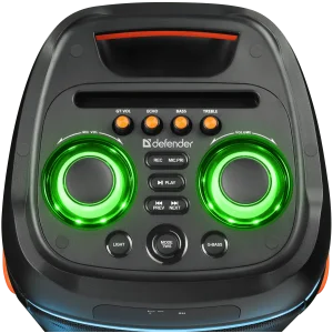 Портативна акустика DEFENDER (65201) Boomer 200 200Вт, BT/FM/TF/USB/MIC/AUX/GT Black UA
