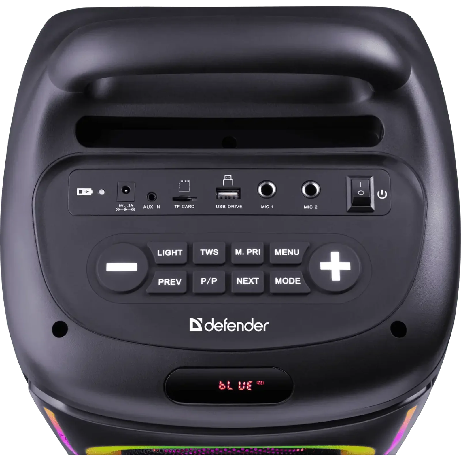 Портативна акустика DEFENDER (65175) Boomer 75 75Вт, BT/FM/USB/TF/AUX/straps Black UA