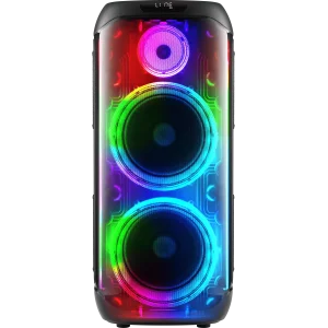 Портативна акустика DEFENDER (65133) Boomer 130 120Вт, BT/FM/TF/USB/MIC/Light Black UA