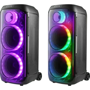 Портативна акустика DEFENDER (65133) Boomer 130 120Вт, BT/FM/TF/USB/MIC/Light Black UA