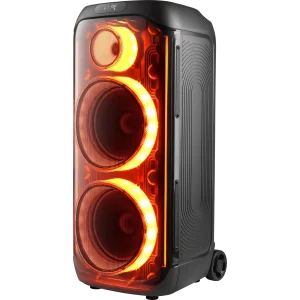 Портативна акустика DEFENDER (65133) Boomer 130 120Вт, BT/FM/TF/USB/MIC/Light Black UA