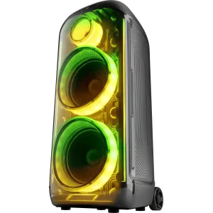 Портативна акустика DEFENDER (65133) Boomer 130 120Вт, BT/FM/TF/USB/MIC/Light Black UA