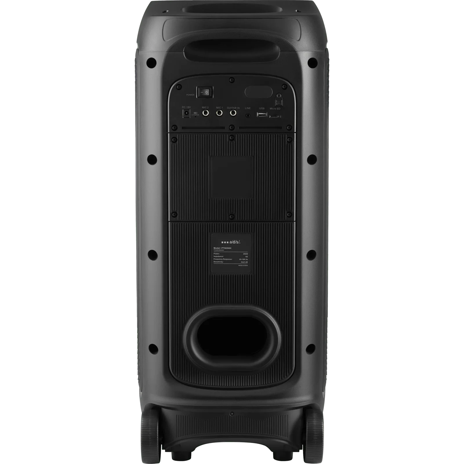 Портативна акустика DEFENDER (65133) Boomer 130 120Вт, BT/FM/TF/USB/MIC/Light Black UA