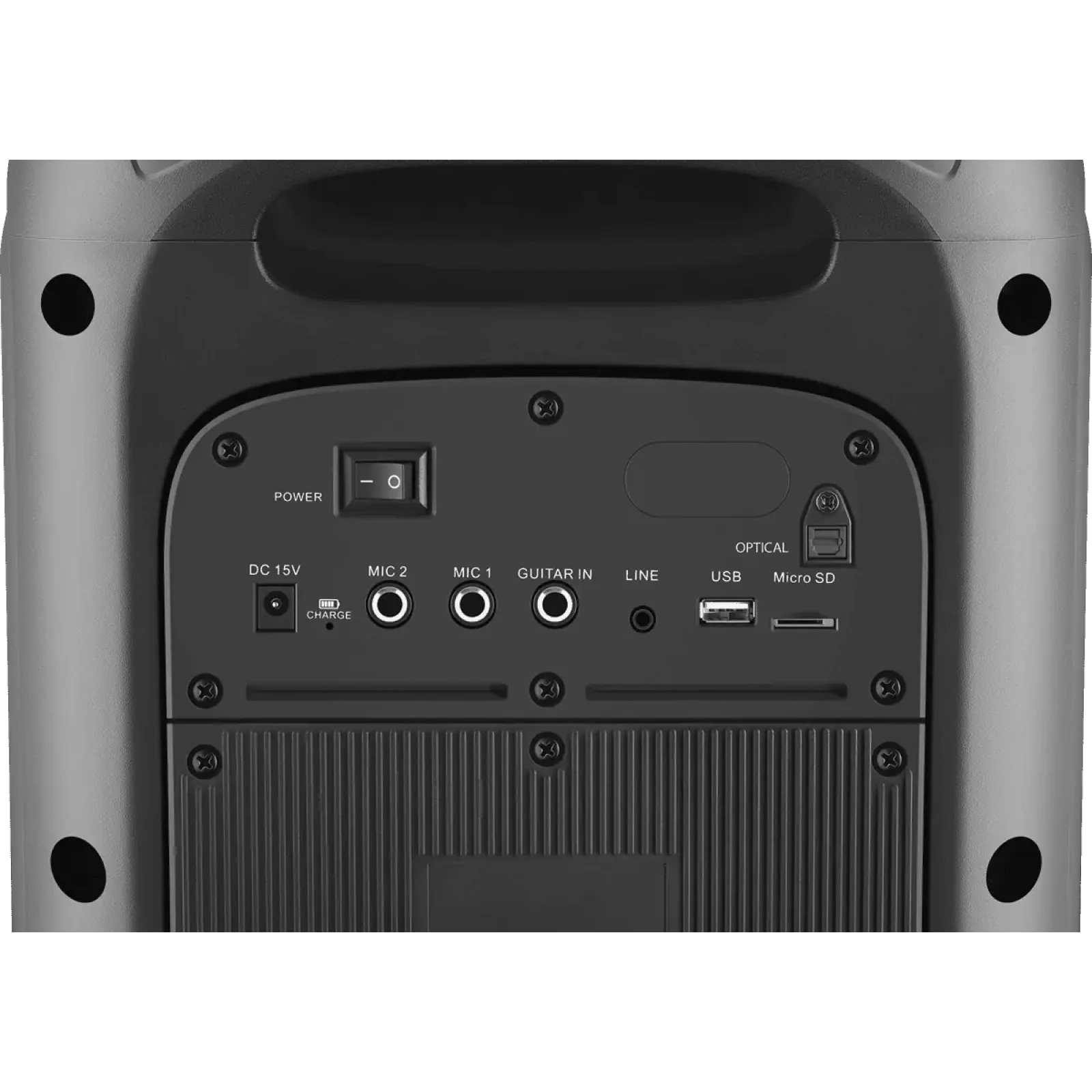 Портативна акустика DEFENDER (65133) Boomer 130 120Вт, BT/FM/TF/USB/MIC/Light Black UA