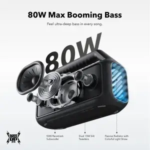 Портативна акустика Anker SoundCore Boom 2 Black UA