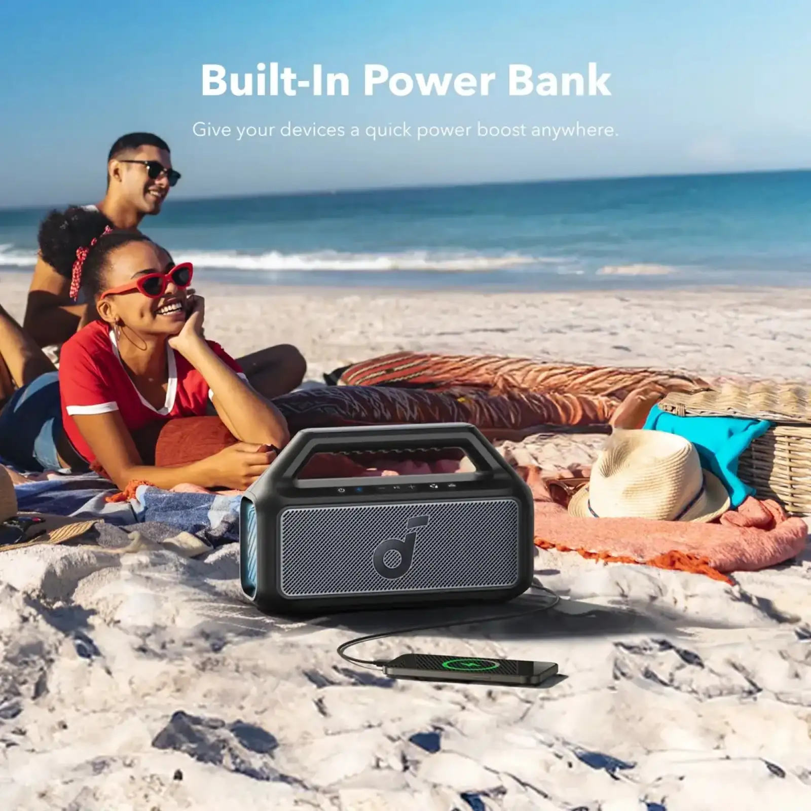 Портативна акустика Anker SoundCore Boom 2 Black UA