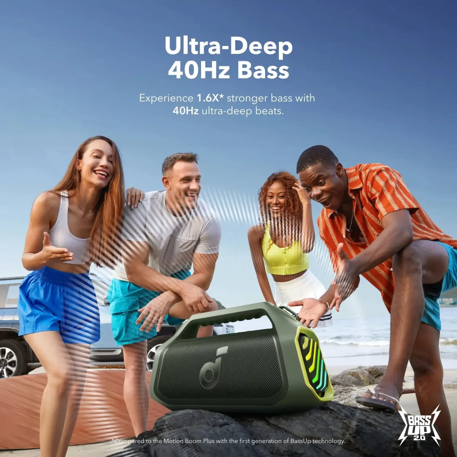 Портативна акустика ANKER SoundCore Boom 2 Plus Green UA