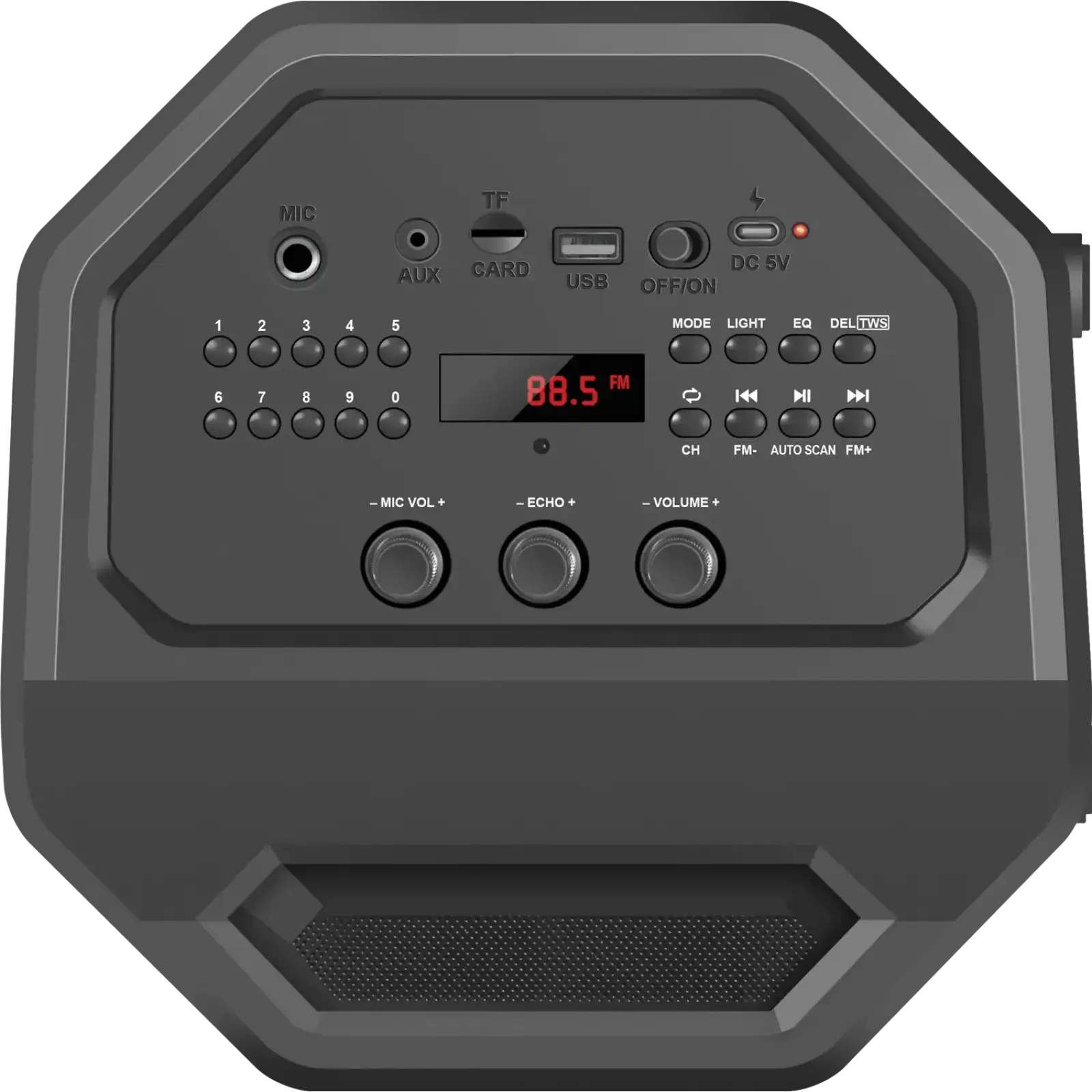 Портативна колонка Defender Rage 50 W Black (65109) UA