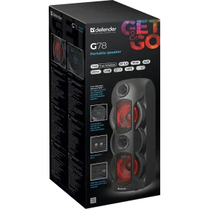 Портативна колонка Defender G78 70W Black (65178) UA