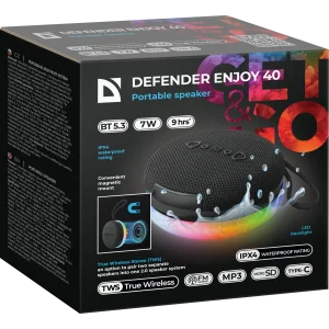 Портативна акустика Defender Enjoy 40 7Вт Black (65141) UA