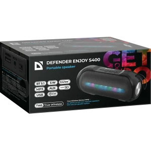 Портативна акустика Defender Enjoy S400 5Вт Black (65399) UA