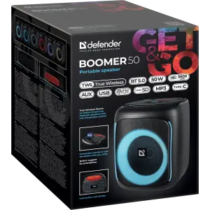 Портативна колонка Defender Boomer 50 (65450) UA