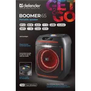 Портативна колонка Defender Beatbox 65 65Вт Black (65265) UA