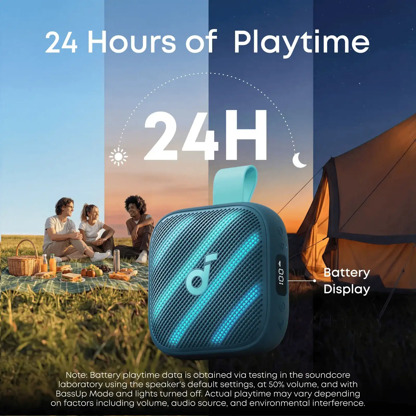 Портативна колонка Anker SoundCore Boom Go 3i Blue (D5103030) UA