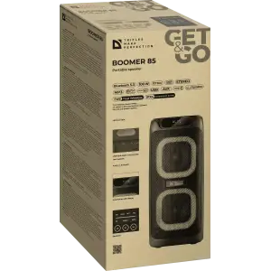 Портативная акустика Defender Boomer 85 100Вт Black (65185) UA