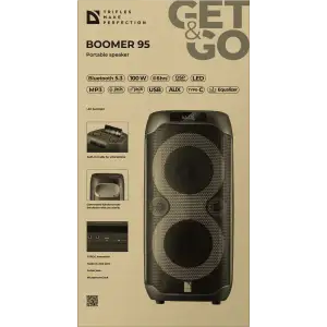 Портативна акустика Defender Boomer 95 100Вт Black (65195) UA
