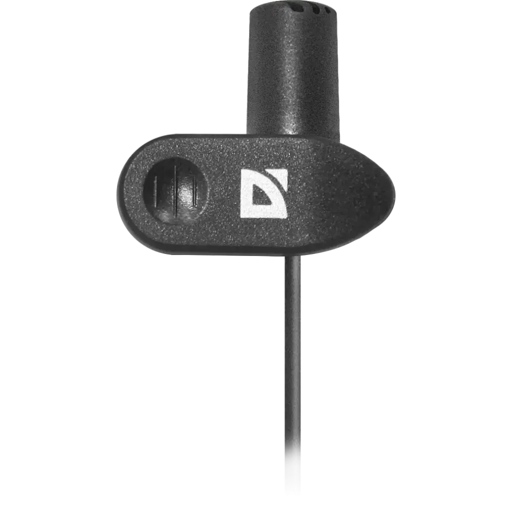 Мікрофон DEFENDER MIC-109 чорний на прищепці 1.8м UA