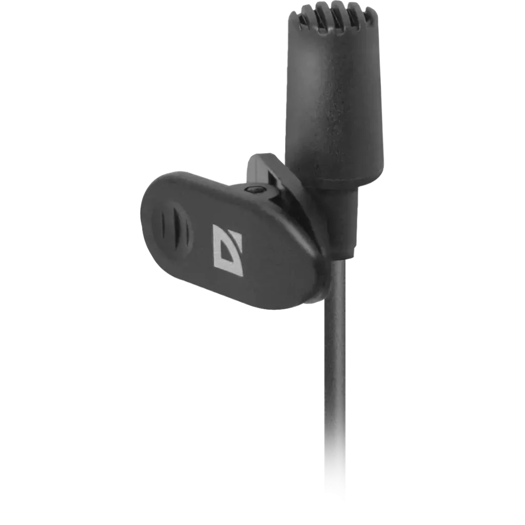 Мікрофон DEFENDER MIC-109 чорний на прищепці 1.8м UA