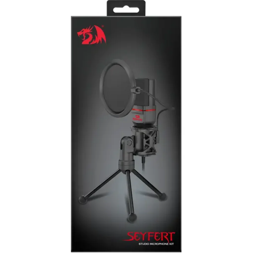 Ігровий стрім мікрофон Redragon Seyfert GM100 3.5 мм mini-jack (77638) UA